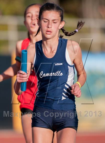 Thumbnail 3 in 2013 Ventura Invitational Girls 4X400 Relay photogallery.