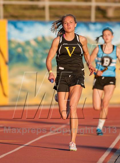 Thumbnail 2 in 2013 Ventura Invitational Girls 4X400 Relay photogallery.