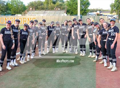Thumbnail 1 in Grandview vs. Whitesboro (UIL Softball 3A Div 1 Final) photogallery.