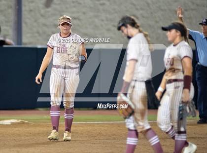 Thumbnail 1 in Grandview vs. Whitesboro (UIL Softball 3A Div 1 Final) photogallery.