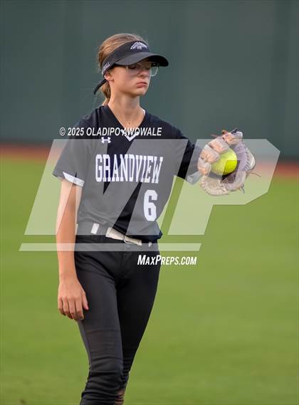 Thumbnail 2 in Grandview vs. Whitesboro (UIL Softball 3A Div 1 Final) photogallery.