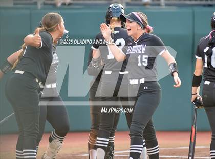 Thumbnail 2 in Grandview vs. Whitesboro (UIL Softball 3A Div 1 Final) photogallery.