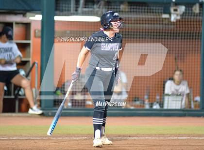 Thumbnail 3 in Grandview vs. Whitesboro (UIL Softball 3A Div 1 Final) photogallery.