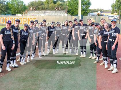 Thumbnail 2 in Grandview vs. Whitesboro (UIL Softball 3A Div 1 Final) photogallery.