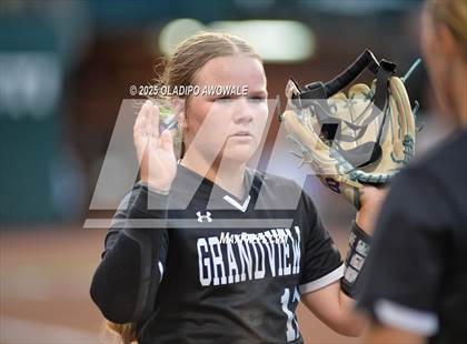Thumbnail 2 in Grandview vs. Whitesboro (UIL Softball 3A Div 1 Final) photogallery.
