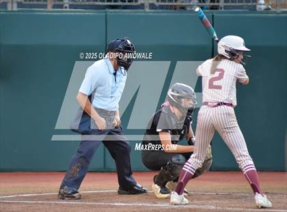 Thumbnail 3 in Grandview vs. Whitesboro (UIL 3A Softball Div 1 State Finals) photogallery.
