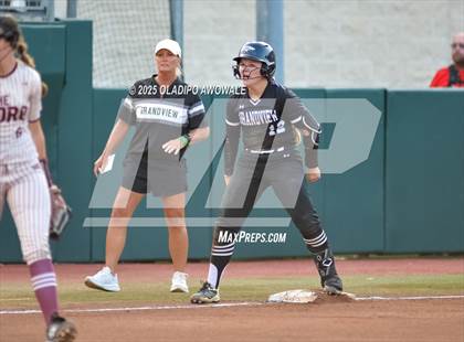 Thumbnail 1 in Grandview vs. Whitesboro (UIL Softball 3A Div 1 Final) photogallery.