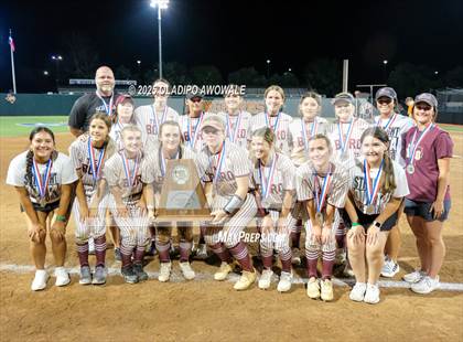 Thumbnail 1 in Grandview vs. Whitesboro (UIL Softball 3A Div 1 Final) photogallery.