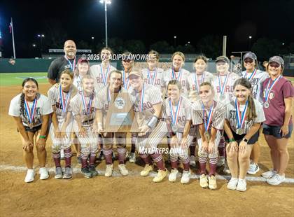 Thumbnail 3 in Grandview vs. Whitesboro (UIL Softball 3A Div 1 Final) photogallery.