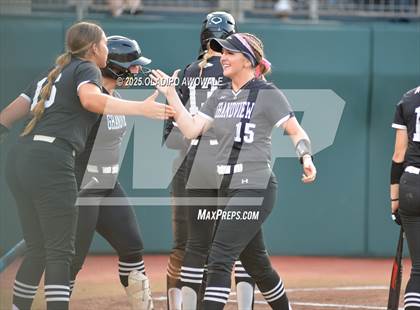 Thumbnail 3 in Grandview vs. Whitesboro (UIL Softball 3A Div 1 Final) photogallery.
