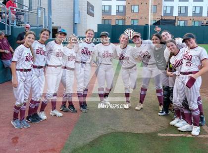 Thumbnail 1 in Grandview vs. Whitesboro (UIL Softball 3A Div 1 Final) photogallery.