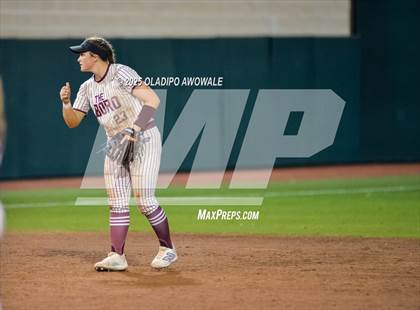 Thumbnail 2 in Grandview vs. Whitesboro (UIL 3A Softball Div 1 State Finals) photogallery.