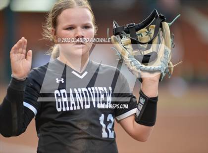 Thumbnail 3 in Grandview vs. Whitesboro (UIL Softball 3A Div 1 Final) photogallery.