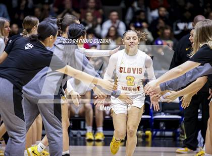 Thumbnail 3 in Clovis vs. Clovis West (CIF CS D1 Championship) photogallery.