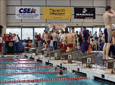 Thumbnail 1 in NYSPHSAA Boys Swimming & Diving Championships photogallery.