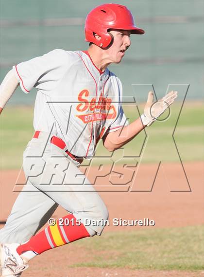 Thumbnail 3 in Seton Catholic vs. Westwood (Highland Triple Play Classic) photogallery.