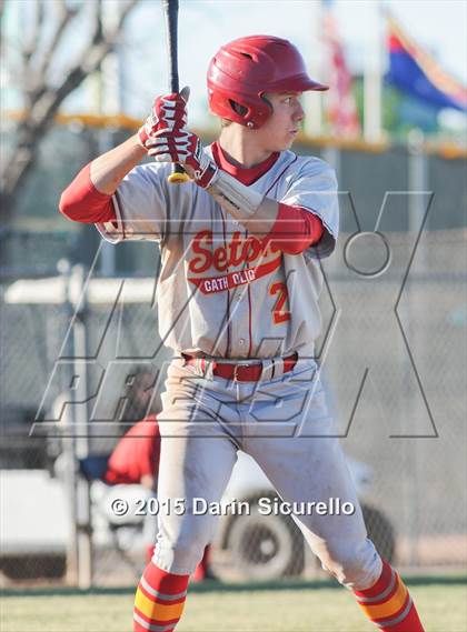 Thumbnail 1 in Seton Catholic vs. Westwood (Highland Triple Play Classic) photogallery.
