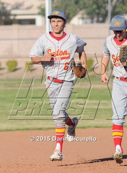 Thumbnail 3 in Seton Catholic vs. Westwood (Highland Triple Play Classic) photogallery.
