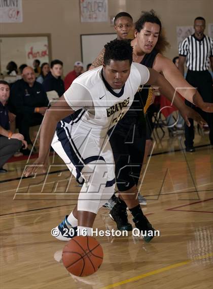 Thumbnail 1 in Antioch vs. St. John Bosco (MaxPreps Holiday Classic) photogallery.