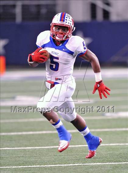 Thumbnail 3 in Burleson vs. Midway (4A Division 1 Region 1 Bi-District) photogallery.