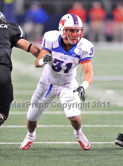 Thumbnail 3 in Burleson vs. Midway (4A Division 1 Region 1 Bi-District) photogallery.