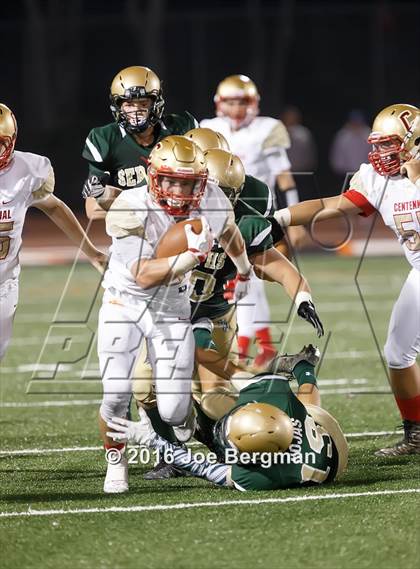 Thumbnail 2 in Centennial vs. St. Bonaventure (Brothers in Arms Classic) photogallery.