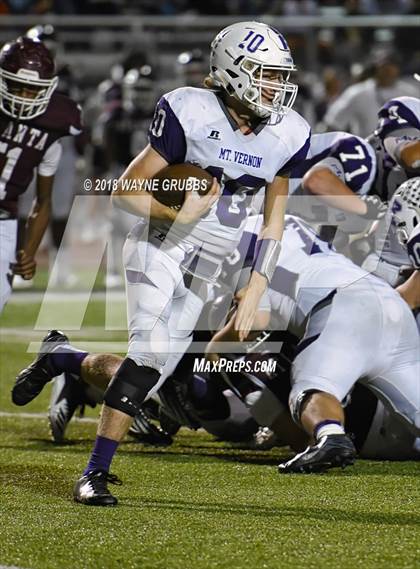 Thumbnail 3 in Atlanta vs. Mt. Vernon (UIL 3A Regional Playoff) photogallery.
