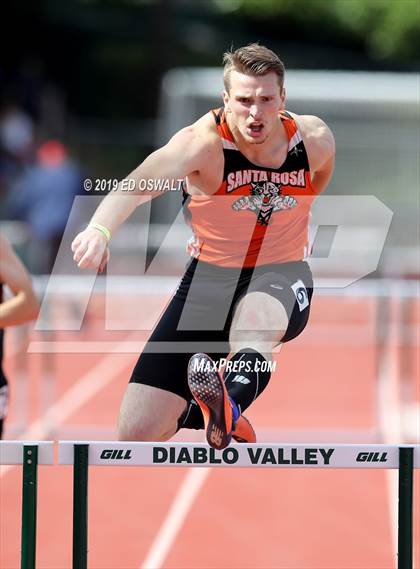 Thumbnail 2 in CIF NCS Meet of Champions (Boys 300 Meter Hurdles) photogallery.