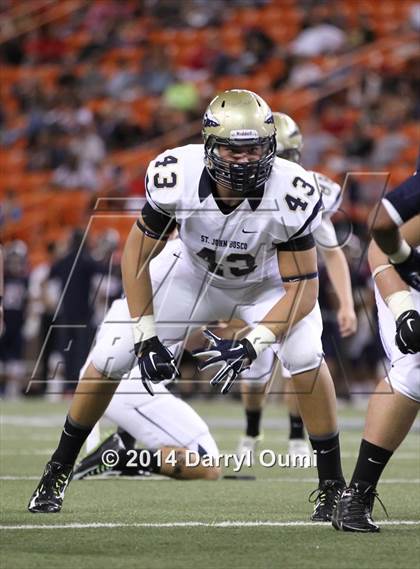 Thumbnail 1 in St. John Bosco vs. St. Louis photogallery.