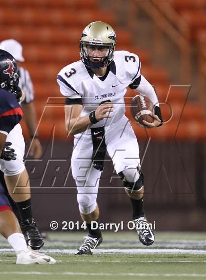 Thumbnail 3 in St. John Bosco vs. St. Louis photogallery.