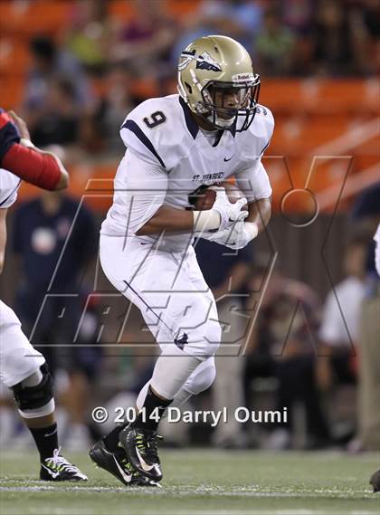 Thumbnail 2 in St. John Bosco vs. St. Louis photogallery.