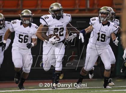 Thumbnail 1 in St. John Bosco vs. St. Louis photogallery.