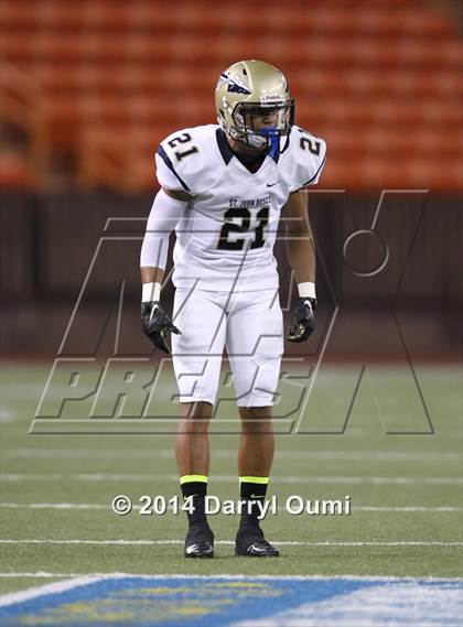 Thumbnail 1 in St. John Bosco vs. St. Louis photogallery.