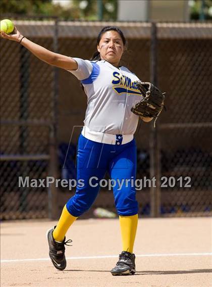 Thumbnail 1 in St. Matthias @ Pomona Catholic (CIF SS Playoffs) photogallery.