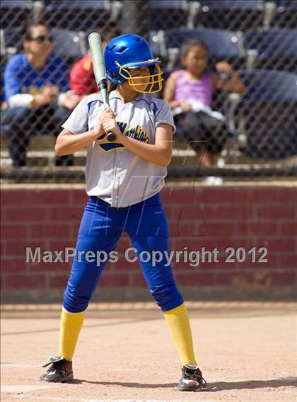 Thumbnail 1 in St. Matthias @ Pomona Catholic (CIF SS Playoffs) photogallery.