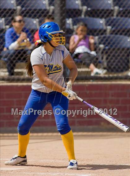 Thumbnail 2 in St. Matthias @ Pomona Catholic (CIF SS Playoffs) photogallery.