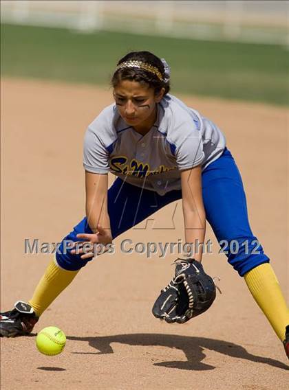 Thumbnail 3 in St. Matthias @ Pomona Catholic (CIF SS Playoffs) photogallery.