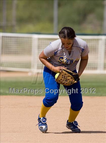 Thumbnail 1 in St. Matthias @ Pomona Catholic (CIF SS Playoffs) photogallery.