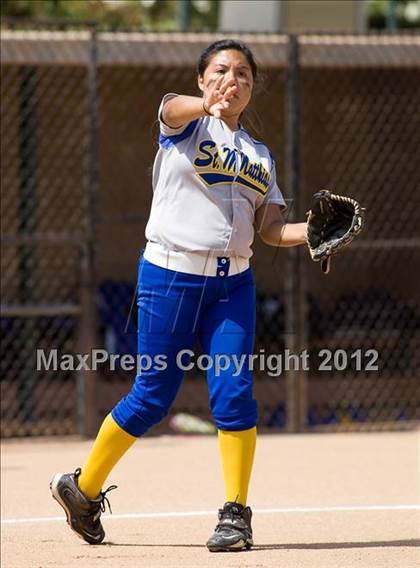 Thumbnail 2 in St. Matthias @ Pomona Catholic (CIF SS Playoffs) photogallery.