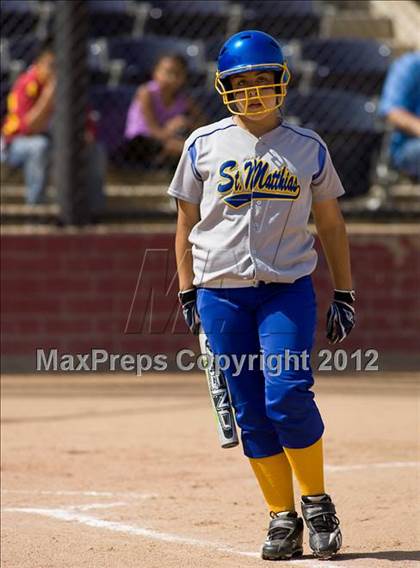 Thumbnail 3 in St. Matthias @ Pomona Catholic (CIF SS Playoffs) photogallery.