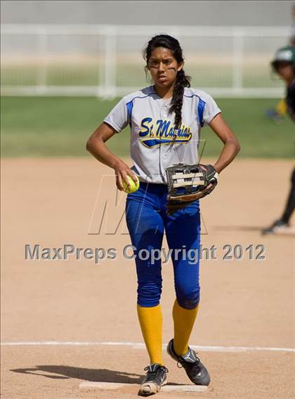 Thumbnail 3 in St. Matthias @ Pomona Catholic (CIF SS Playoffs) photogallery.