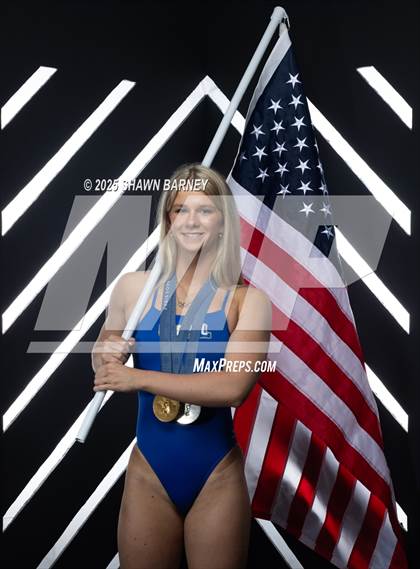 Thumbnail 1 in 2024-2025 MaxPreps National Female Athlete of the Year (Alex Shackell) photogallery.