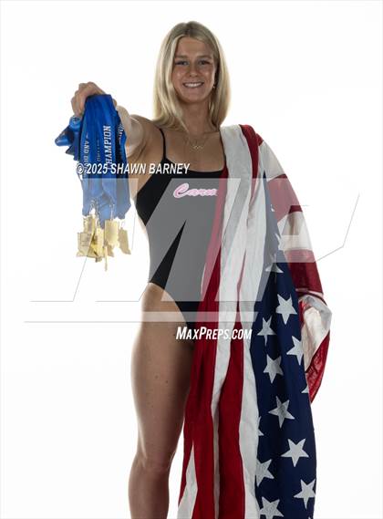 Thumbnail 1 in 2024-2025 MaxPreps National Female Athlete of the Year (Alex Shackell) photogallery.