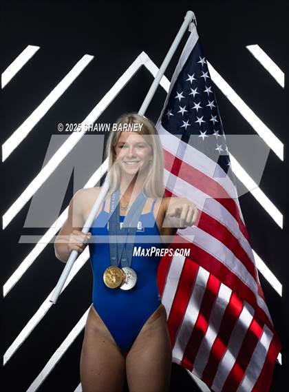 Thumbnail 3 in 2024-2025 MaxPreps National Female Athlete of the Year (Alex Shackell) photogallery.