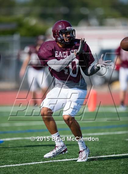 Thumbnail 2 in Waxahachie vs Rowlett (Scrimmage) photogallery.