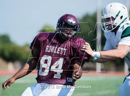 Thumbnail 1 in Waxahachie vs Rowlett (Scrimmage) photogallery.