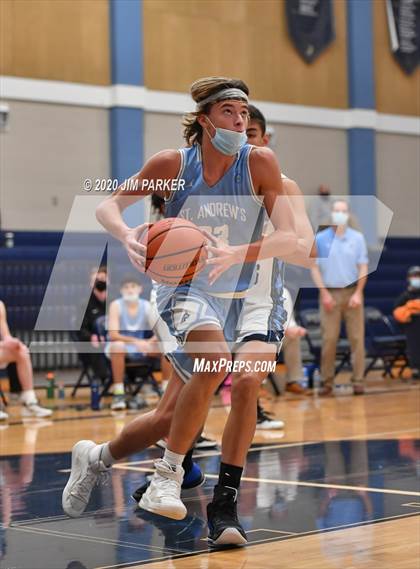 Thumbnail 3 in St. Andrew's vs Round Rock HomeSchool (St. Dominic Savio Tournament) photogallery.