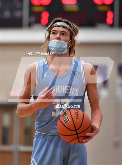 Thumbnail 3 in St. Andrew's vs Round Rock HomeSchool (St. Dominic Savio Tournament) photogallery.