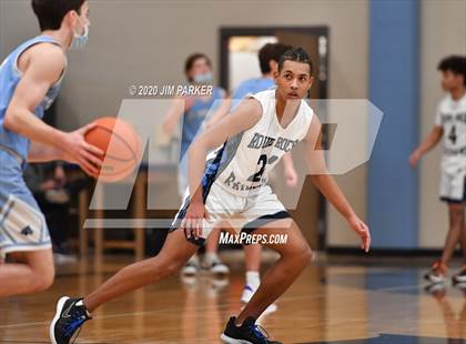 Thumbnail 3 in St. Andrew's vs Round Rock HomeSchool (St. Dominic Savio Tournament) photogallery.