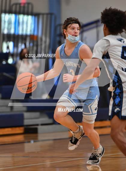 Thumbnail 1 in St. Andrew's vs Round Rock HomeSchool (St. Dominic Savio Tournament) photogallery.